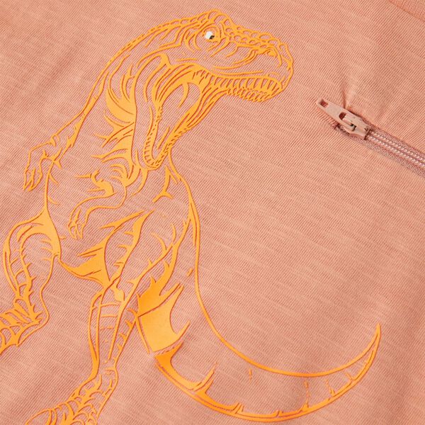 Kids' T-shirt with Short Sleeves Light Orange 92