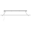 vidaXL Awning Frame White 2.5 x 2 m Powder-coated steel and aluminium