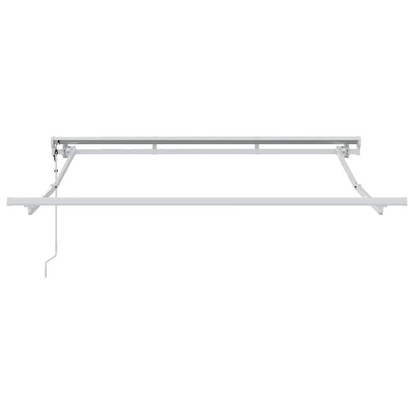 vidaXL Awning Frame White 2.5 x 2 m Powder-coated steel and aluminium