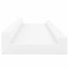 vidaXL Wall Shelves 4 pcs White 40x9x3 cm