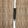 vidaXL Room Divider 6 Panels Beige Poly Rattan