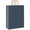 vidaXL Paper Bags 250 pcs with Handles Blue 32x12x42 cm