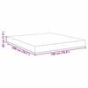vidaXL Bed Mattress with Mattress Blue 180 x 200 cm Fabric