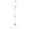 vidaXL Garden Shower with Tripod 221 cm Aluminium