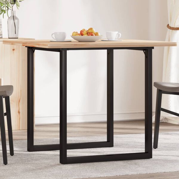 vidaXL Dining Table Legs O-Frame 60x60x73 cm Steel