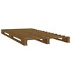 vidaXL Bed Frame without Mattress Brown 90x190 cm Single Solid Wood Pine Single