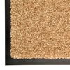 vidaXL Doormat Washable Cream 90x150 cm