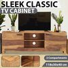 vidaXL TV Stands Brown 118 x 30 x 40 cm Solid acacia wood