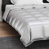 vidaXL Full Year Duvet Silver 200 x 240 cm Satin and Microfiber