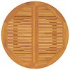 vidaXL Garden Table &Oslash;110x75 cm Solid Wood Acacia