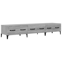 vidaXL TV Cabinet Grey Sonoma 150x34,5x30 cm Engineered Wood