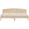 vidaXL Bed Frame without Mattress 200x200 cm Solid Wood Pine