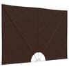 vidaXL Balcony Privacy Screen Rectangular 200 x 400 cm Polyester Brown