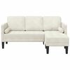 vidaXL Sofa Set Cream 173 x 131 x 67 cm Velvet