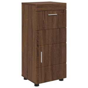 vidaXL Bathroom Cabinet Set TULUM Brown Oak 37 x 31.5 x 82 cm