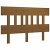 vidaXL Bed Headboard Honey Brown 143,5x3x81 cm Solid Wood Pine