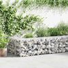 vidaXL Gabion Wall with Covers Galvanised Steel 300x50x50 cm