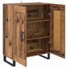 vidaXL Sideboard Old Wood 69.5 x 34 x 90 cm Engineered Wood and Iron