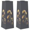 vidaXL Solar LED Pathway Light 2 pcs Warm White 18 x 18 x 50 cm