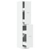 vidaXL Apothecary Cabinet White 30x41x174.5 cm Engineered Wood