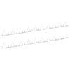 vidaXL Wall Spikes 2 pcs Steel 1 m