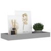 vidaXL Loggia Wall Shelves 4 pcs Grey 40x15x4 cm MDF