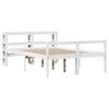 vidaXL Senior Bed with Headboard without Mattress White 120x200 cm