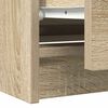 vidaXL TV Cabinet Sonoma Oak 100x35x54 cm Engineered Wood
