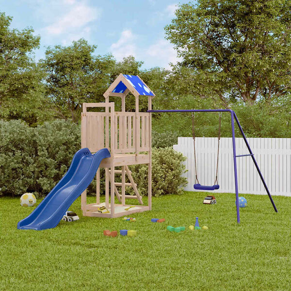 vidaXL Outdoor Playset Solid Wood Pine