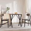 vidaXL Dining Table Legs X-Frame 60x40x73 cm Steel