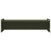vidaXL Livestock Feeding Trough Olive Green 108 x 50 x 28 cm