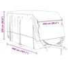 vidaXL Caravan Cover Grey 460x250x220 cm Non-woven Fabric