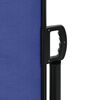 vidaXL Retractable Side Awning Blue 140x1200 cm