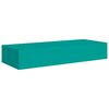vidaXL Drawer Shelf | Blue | MDF, metal | 60 x 23.5 x 10 cm | Drawer Shelf