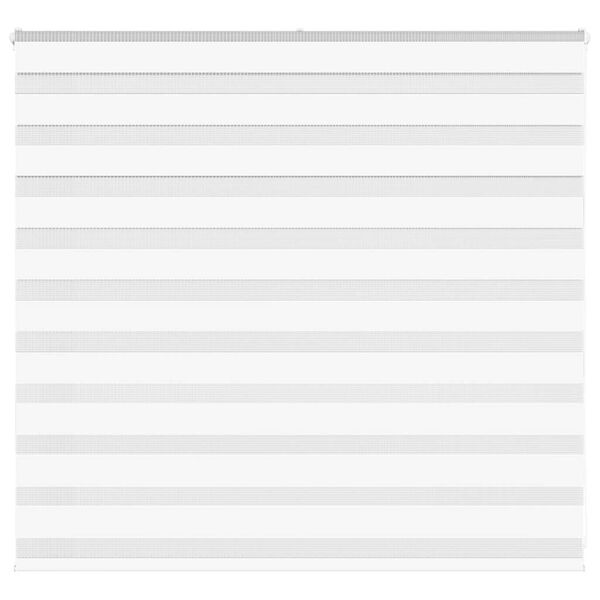 vidaXL Zebra Blind White 165x100 cm Fabric Width 160.9 cm Polyester