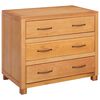 vidaXL Cabinet with Drawer with Storage Brown Engineered wood