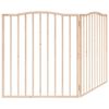vidaXL Dog Gate Foldable 2 Panels 160 cm Poplar Wood
