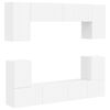 vidaXL TV Cabinet Set 5 pcs White Engineered Wood