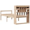 vidaXL Bookcase Bed without Mattress 90x190 cm Single Solid Wood Pine