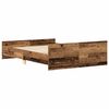 vidaXL Bed Frame without Mattress Old Wood 135x190cm Engineered Wood