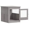 vidaXL Dog Crate Furniture Grey Sonoma 64.5x80x71 cm Engineered Wood