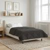 vidaXL Winter Duvet Quilted Anthracite 135 x 200 cm