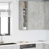 vidaXL Hanging Cabinet with Storage Concrete Grey 20 x 29.5 x 100 cm