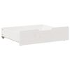 vidaXL Under-Bed Drawers 2 pcs White 75x55x17 cm Solid Wood Pine