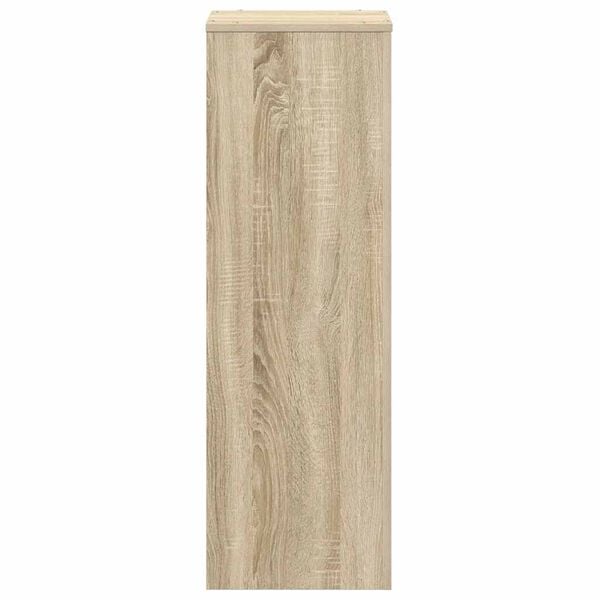 vidaXL Plant Stand Sonoma Oak 33x33x100 cm Engineered Wood