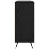 vidaXL Sideboard Black Oak 89.5 x 34 x 80 cm Engineered Wood