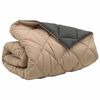 vidaXL Winter Duvet Anthracite and Taupe 220 x 240 cm Microfiber