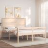 vidaXL Senior Bed without Mattress 160x200 cm Solid Wood