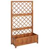 vidaXL Raised Bed | Natural wood | Solid acacia wood with an oil finish