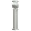 vidaXL Outdoor Floor Lamp with Sensor Silver 60 cm Stainless Steel